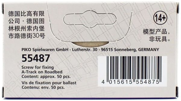 Piko 55487 Ray Yatağı Montaj Vidaları, 50 Adet
