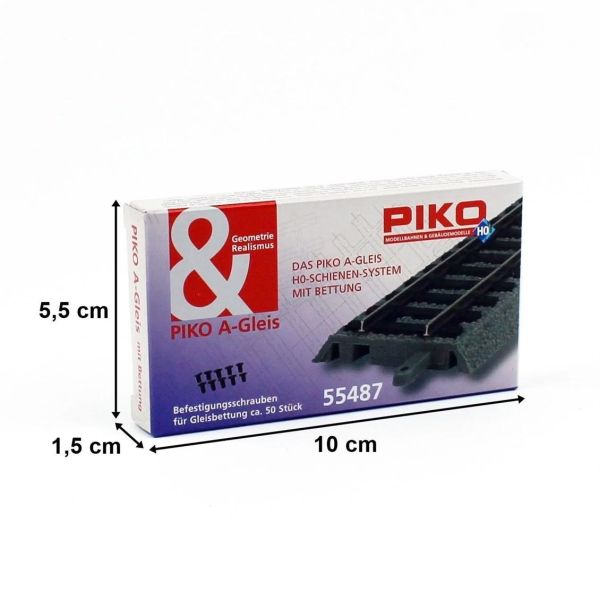 Piko 55487 Ray Yatağı Montaj Vidaları, 50 Adet