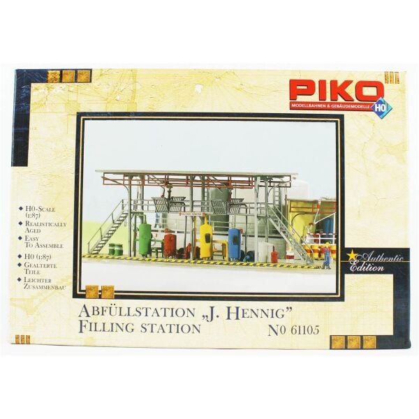 Piko 61105 1/87 Ölçek, Tanker Vagonlara Dolum İstasyonu, Plastik Model Kiti