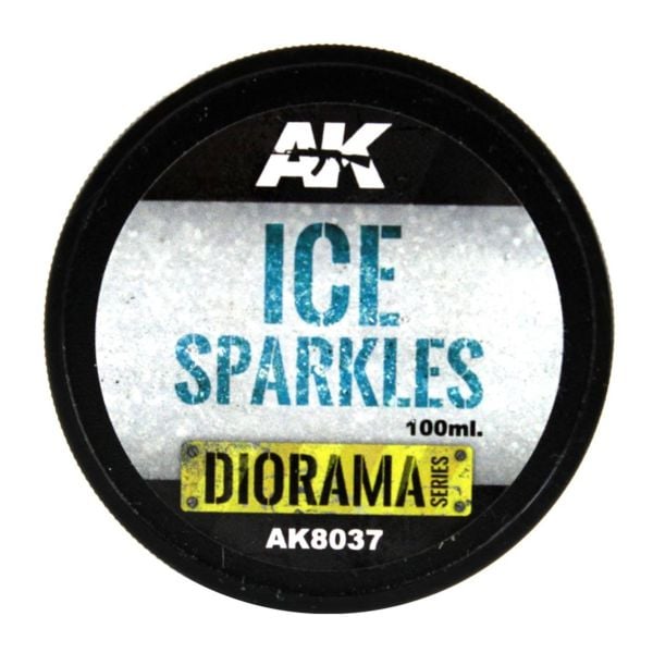 AK Interactive 8037 100 ml. Buz Efektİ, Akrilik, Diorama Serisi Zemin Dokusu