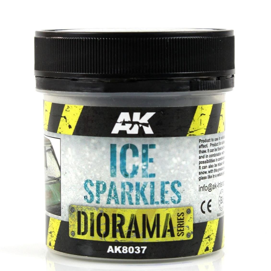 AK Interactive 8037 100 ml. Buz Efektİ, Akrilik, Diorama Serisi Zemin Dokusu