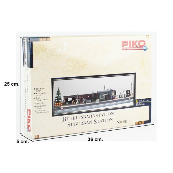 Piko 61112 1/87 Ölçek, Banliyö İstasyonu, Plastik Model Kiti