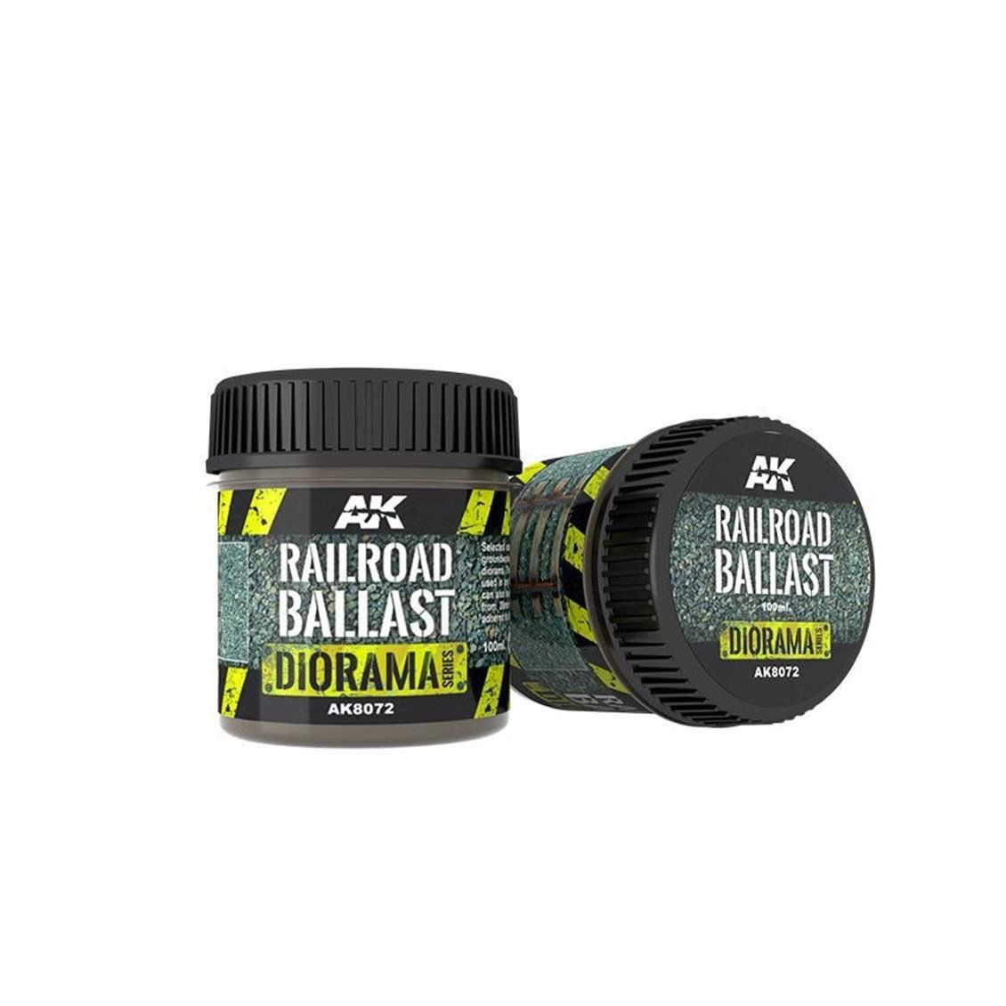 AK Interactive 8072 100 gr. Demiryolu Balastı, 1/35 Ölçek, için, Diorama Serisi Zemin Dokusu