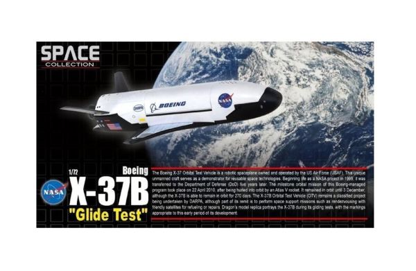 Dragon 50386 1/72 Ölçek, Boeing X-37B Orbital Test Aracı Plastik Model Kiti
