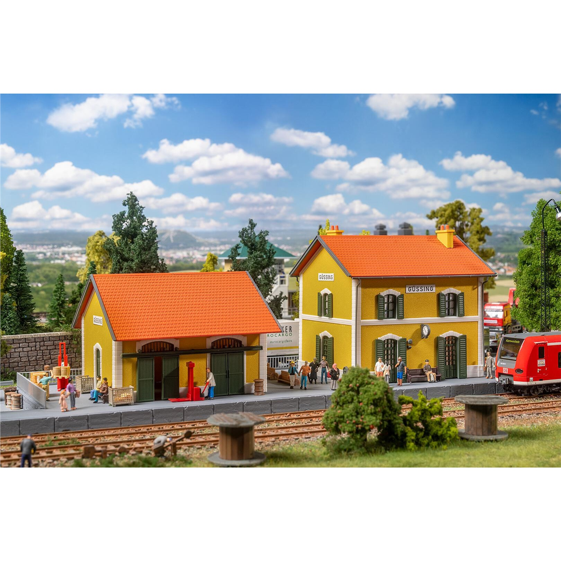 Faller 110154 1/87 Ölçek, Güssing İstasyonu, Plastik Model Kiti