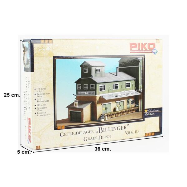 Piko 61113 1/87 Ölçek, Billinger Tahıl Depolama Tesisi, Plastik Model Kiti