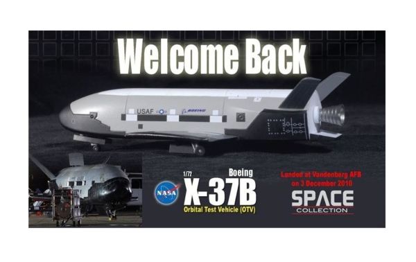 Dragon 50377 1/72 Ölçek, Boeing X-37B Orbital Test Aracı Plastik Model Kiti