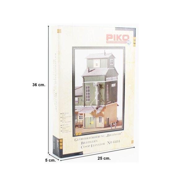 Piko 61114 1/87 Ölçek, Billinger Tahıl Deposu, Plastik Model Kiti