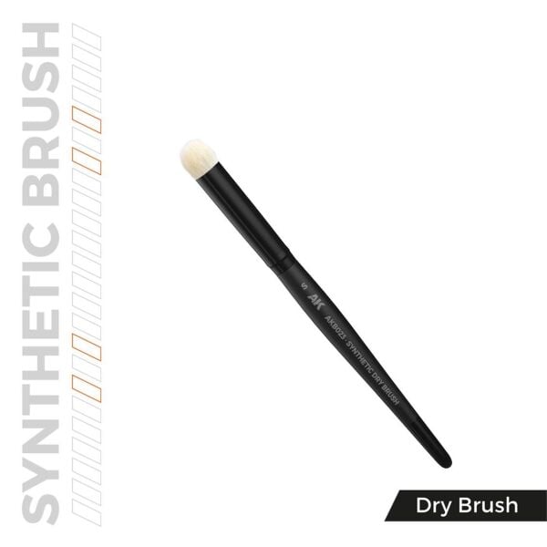 AK AKB023 No.S Sentetik Kıllı, Dry Brush Fırçası