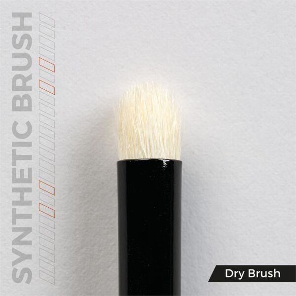 AK AKB024 No.M Sentetik Kıllı, Dry Brush Fırçası