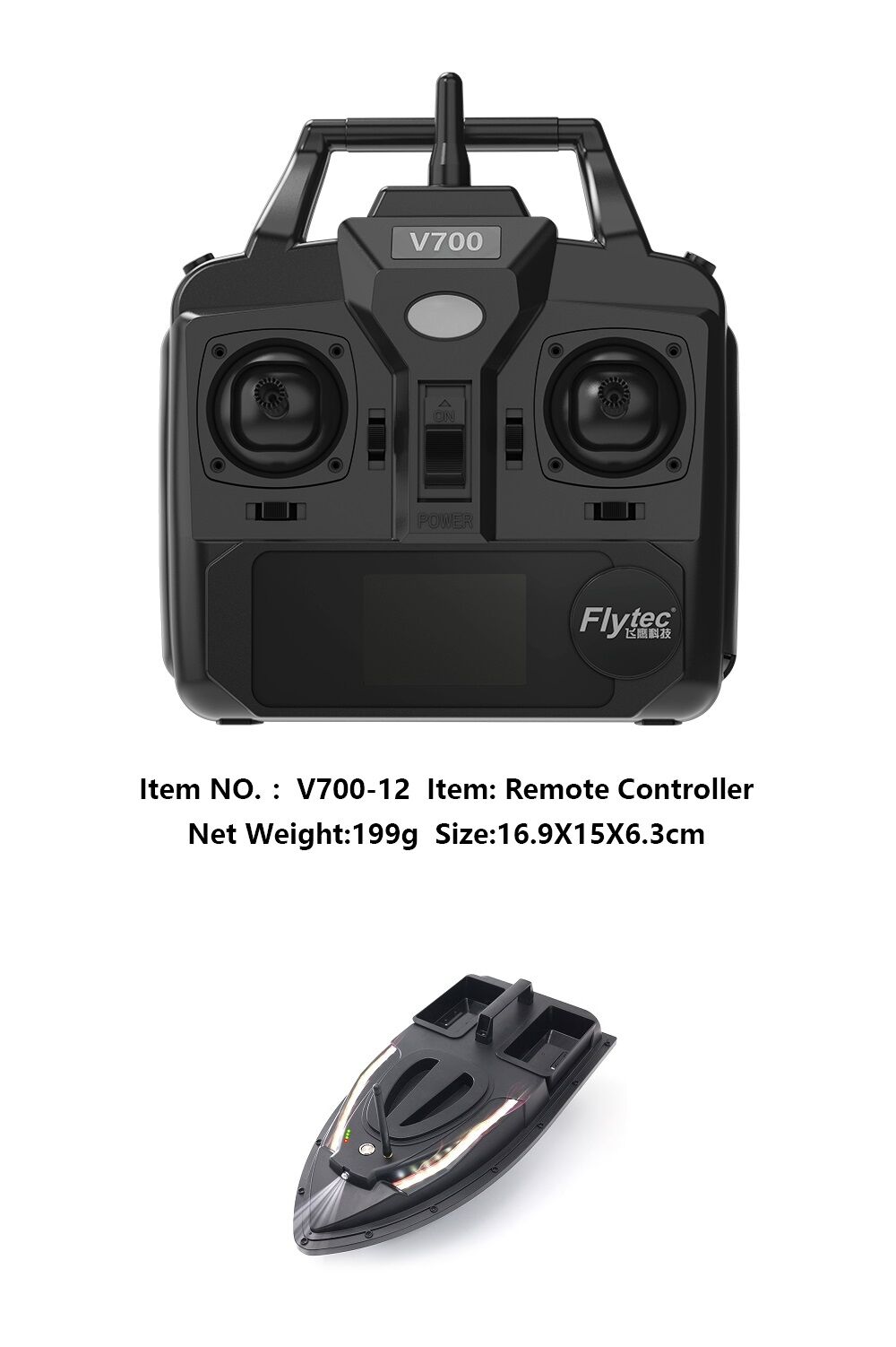 Flytec V700 Modeline Uyumlu Kumanda