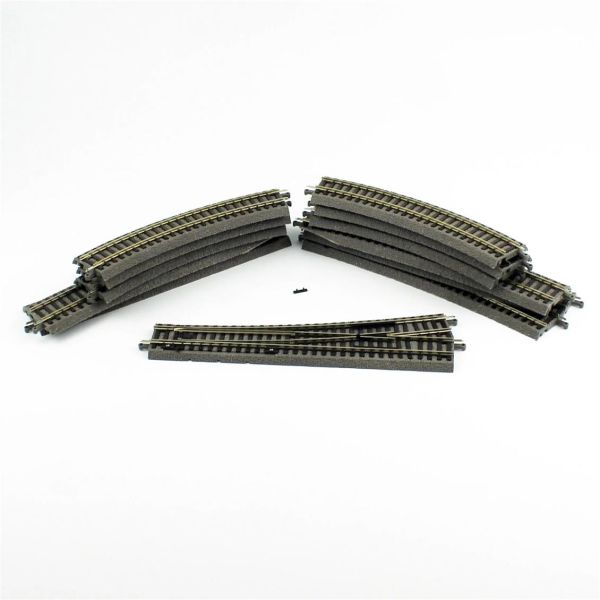Piko 55321 1/87 Ölçek, Yataklı Ray Set C, 192x98 cm, 12 Parça, Model Tren Ray Seti