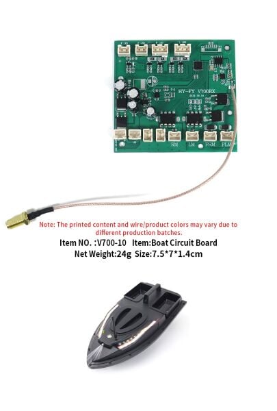 Flytec V700 500M, Balık Yemleme Teknesi Devre Kartı