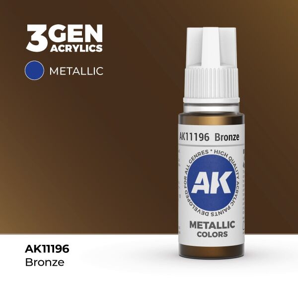 AK 11196 17 ml. Bronze, 3GEN Akrilik Model Boyası