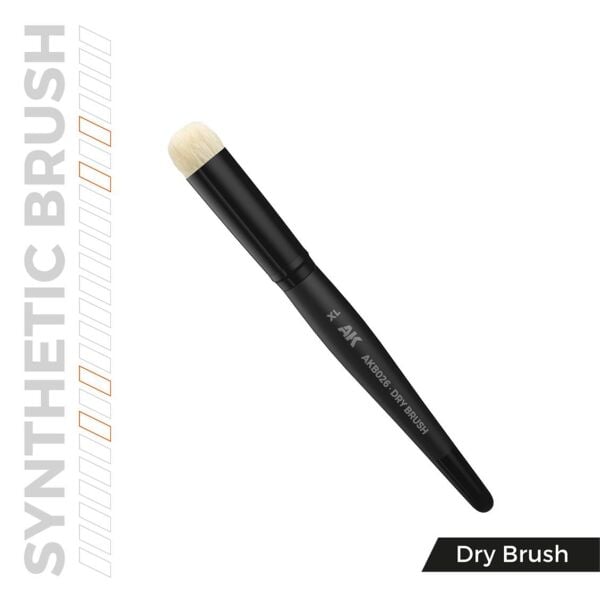 AK AKB026 No.XL Sentetik Kıllı, Dry Brush Fırçası