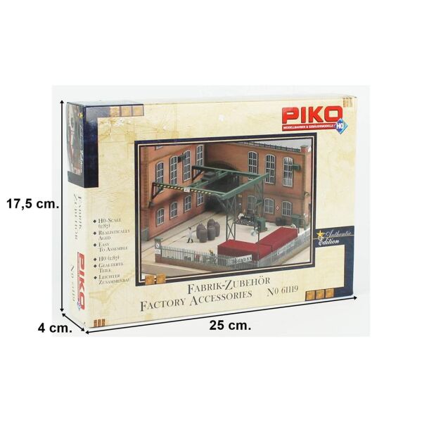 Piko 61119 1/87 Ölçek, Cam Fabrikası Ekipmanları, Plastik Model Kiti