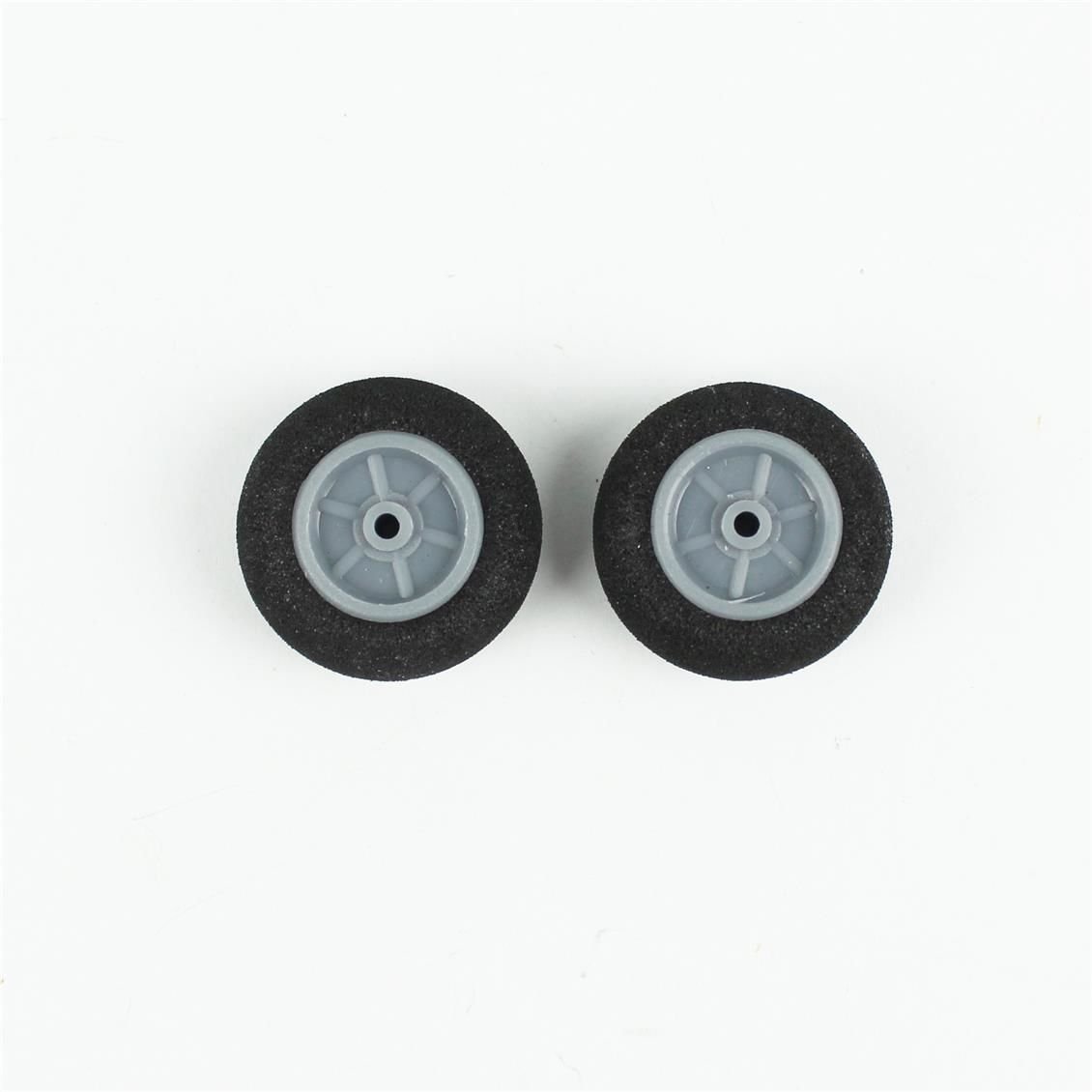 Haoye HY006-00101 Süper Hafif Tekerlek, Sünger Lastikli, Gri, D25×?2×H12 mm, 1.2 gr, 2 Adet