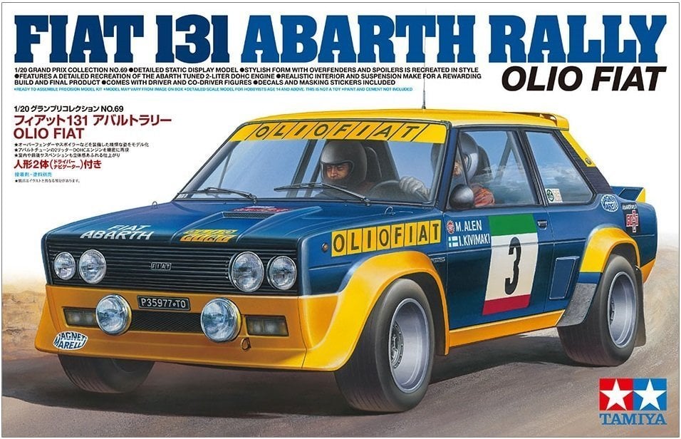 1/20 Fiat 131 Abarth Ralli Olio