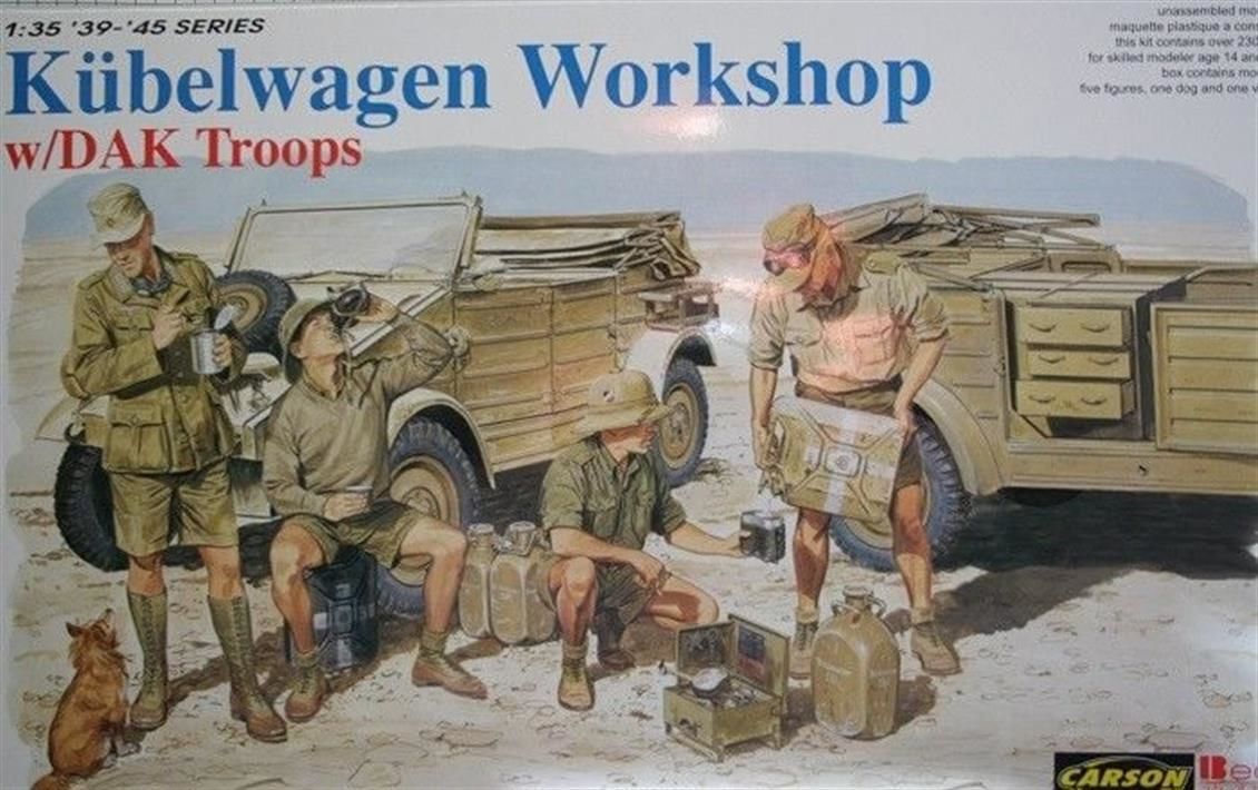 Dragon 6338 1/35 Ölçek, Kübelwagen Workshop Personel Taşıyıcı Plastik Model Kiti