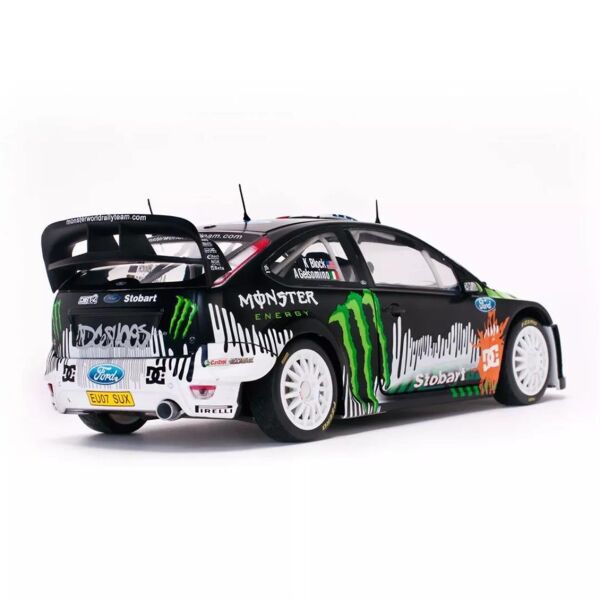 Sunstar 3956 1/18 Ölçek, Ford Focus RS, Ken Block, 2010 Rallyday, Sergilemeye Hazır Metal Araba Modeli