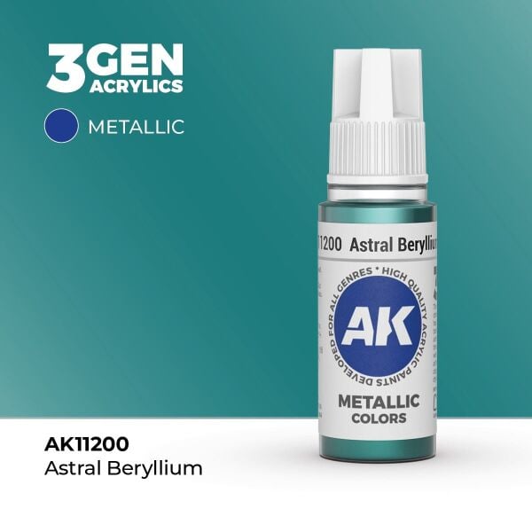AK 11200 17 ml. Astral Beryllium, 3GEN Akrilik Model Boyası