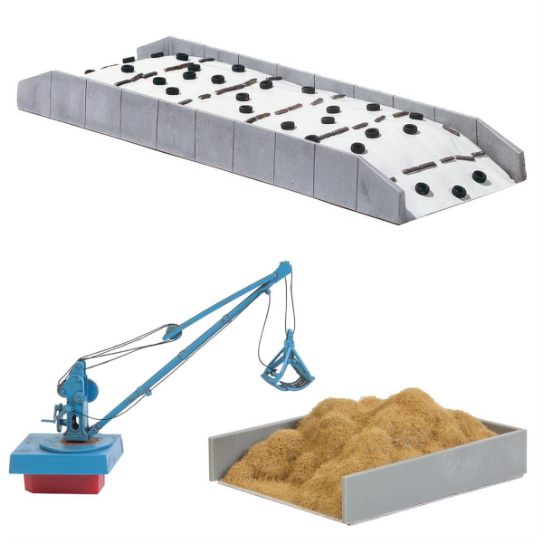 Faller 130678 1/87 Ölçek, Vinçli Silo ve Gübre Bandı, Plastik Model Kiti