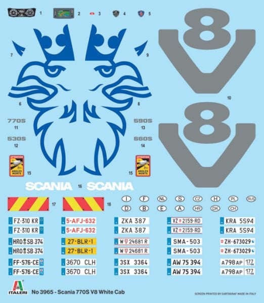 SCANIA S770 V8 ''WHITE CAB''