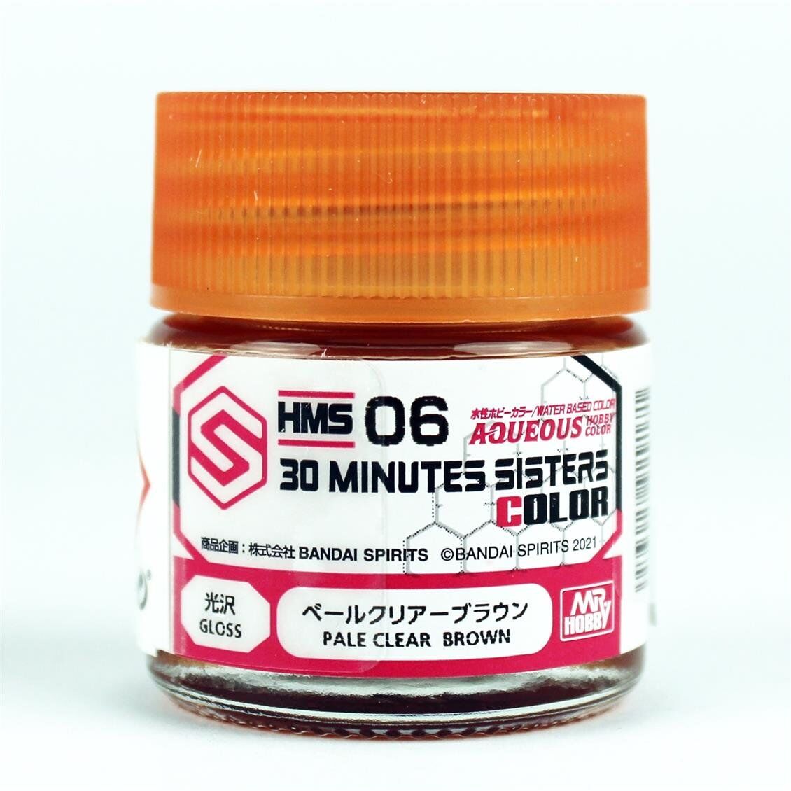 Mr.Hobby HMS-06 10 ml. 30 Minutes Sisters Colors, Pale Clear Brown, Aqueous Serisi Model Boyası