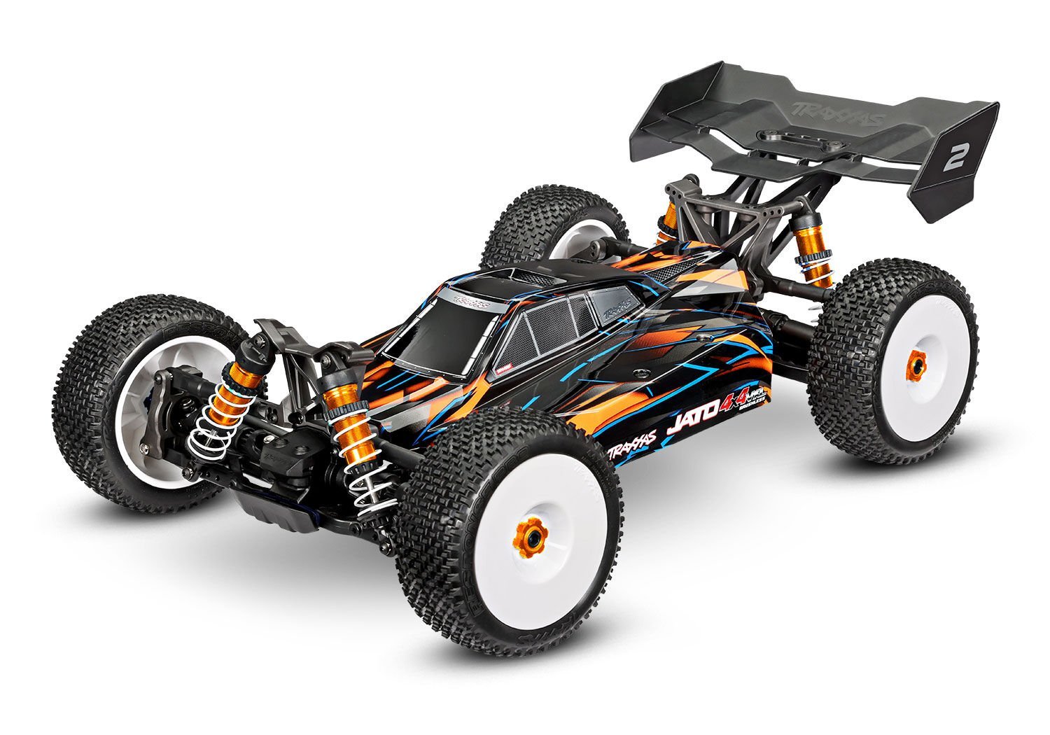 Traxxas Jato 4x4 VXL 4s 1/8 Rc Buggy Turuncu