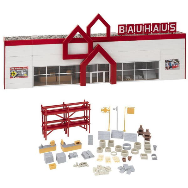 Faller 130889 1/87 Ölçek, Bauhaus İnşaat Marketi, Plastik Model Kiti