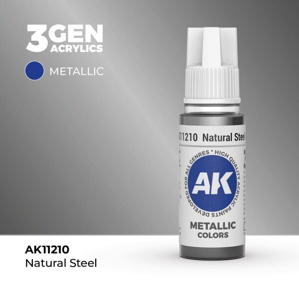AK 11210 17 ml. Natural Steel, 3GEN Akrilik Model Boyası