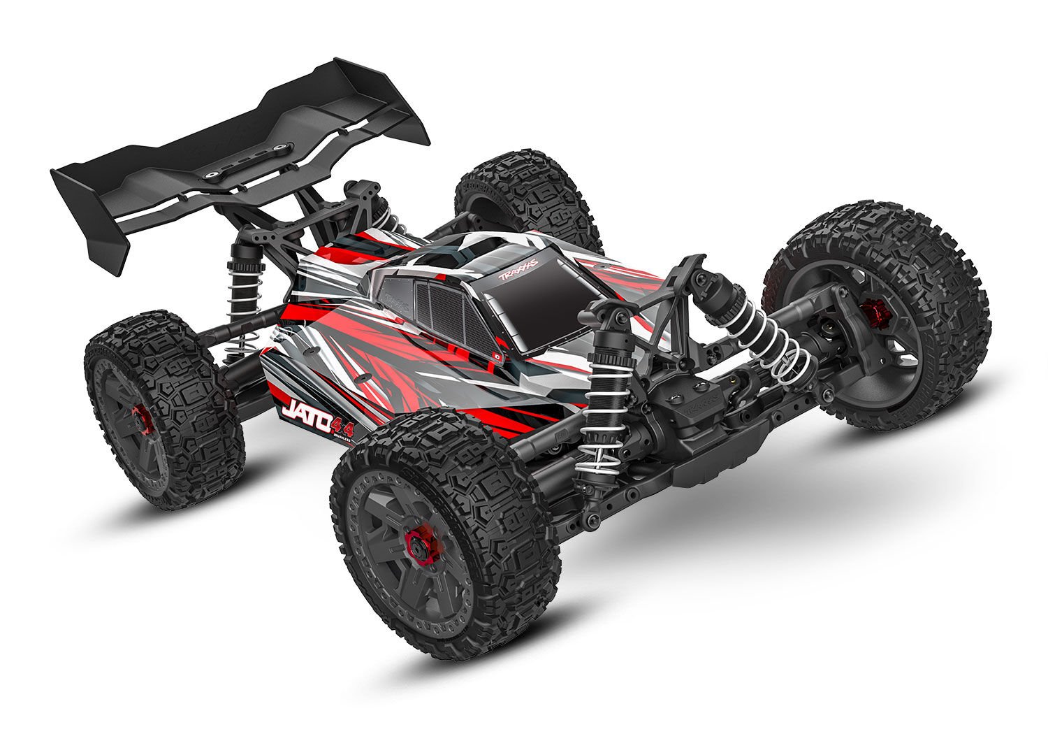 Traxxas Jato ® 4X4 Brushless BL-2s 1/8 4WD Race Buggy Kırmızı