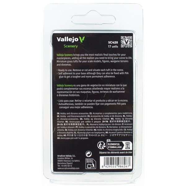 Vallejo SC428 Jungle, 12 mm. Hazır Çim Dokusu
