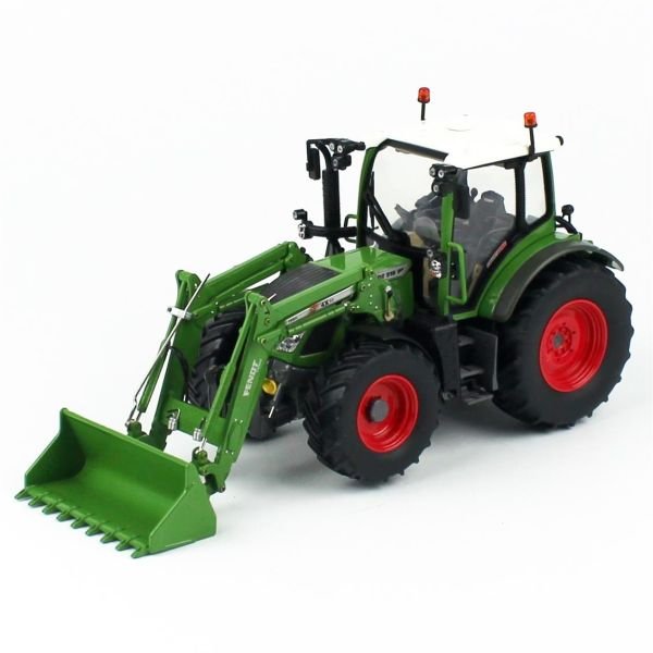 Universal Hobbies UH4981 1/32 Ölçek, Fendt 516 Vario Ön Yükleyicili Traktör, Sergilemeye Hazır Metal İş Makinası Modeli