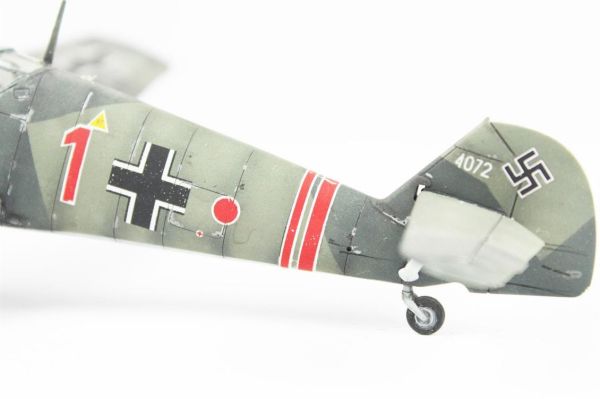 QD060 1/48 Ölçek, Messerschmitt Bf 109 E-3 Sergilemeye Hazır Plastik Uçak Maketi