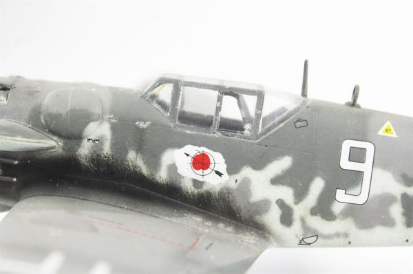 QD062 1/48 Ölçek, Messerschmitt Bf 109 G-6 Sergilemeye Hazır Plastik Uçak Maketi