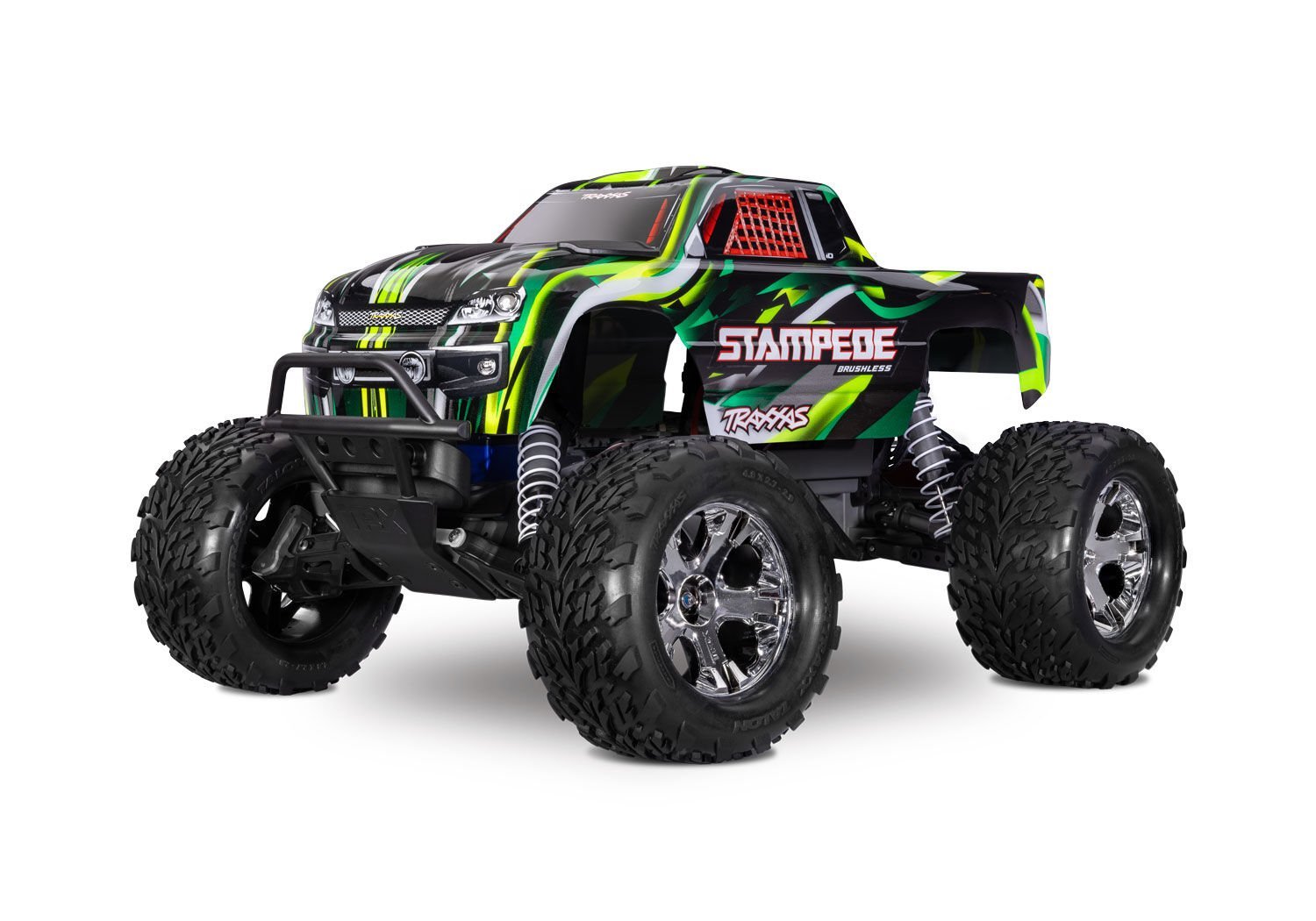 Traxxas Stampede 2WD HD Brushless BL-2S Yeşil