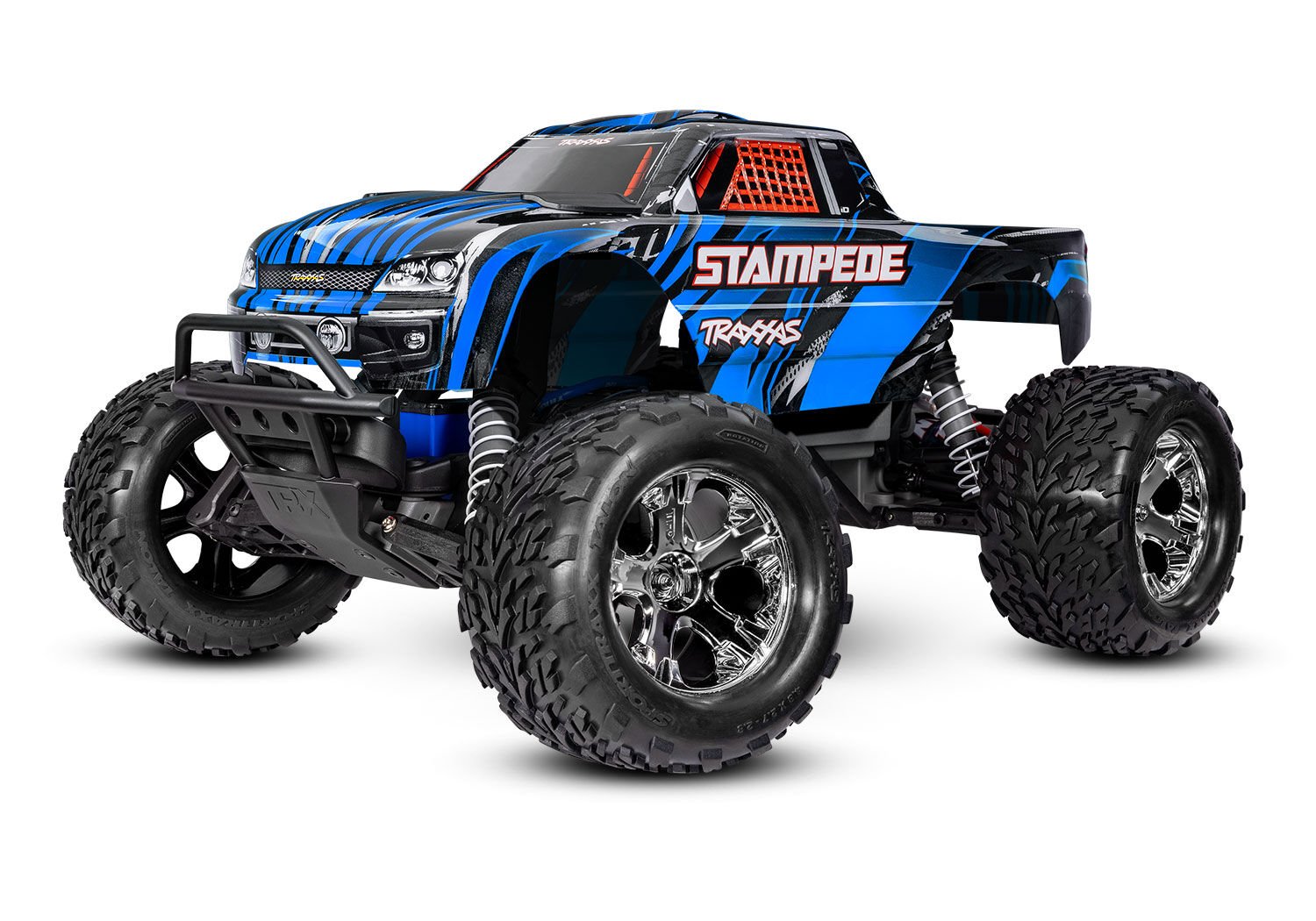 Traxxas 1/10 Stampede XL-5 2WD HD + USB Şarj Aleti Mavi