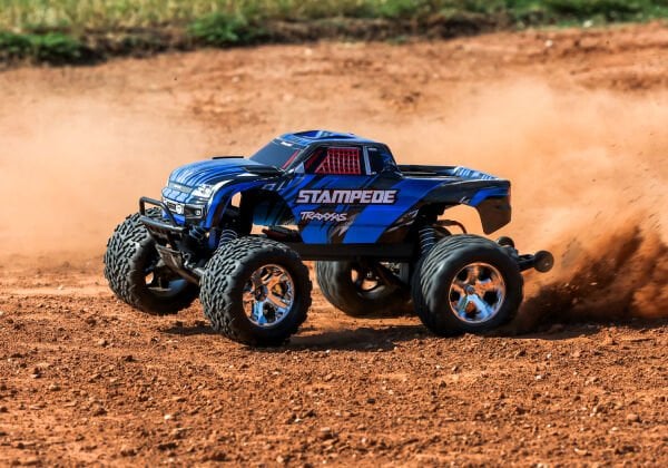 Traxxas 1/10 Stampede XL-5 2WD HD + USB Şarj Aleti Mavi