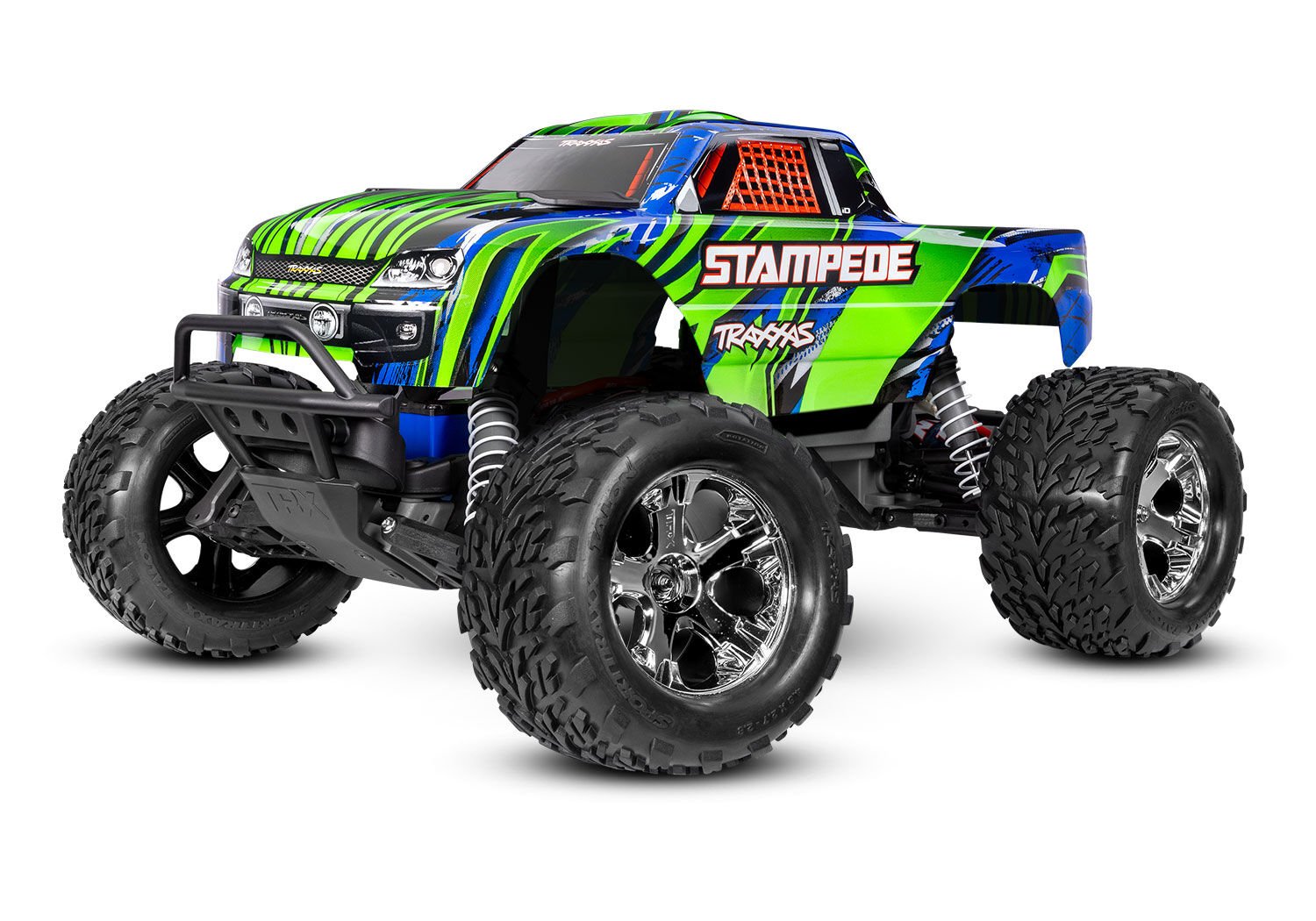 Traxxas 1/10 Stampede XL-5 2WD HD + USB Şarj Aleti Yeşil