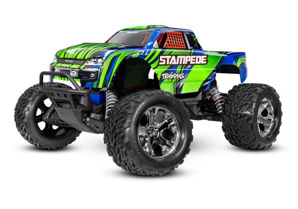 Traxxas 1/10 Stampede XL-5 2WD HD + USB Şarj Aleti Yeşil