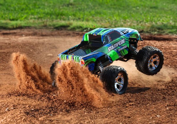Traxxas 1/10 Stampede XL-5 2WD HD + USB Şarj Aleti Yeşil