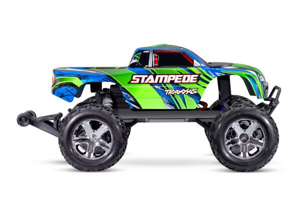 Traxxas 1/10 Stampede XL-5 2WD HD + USB Şarj Aleti Yeşil