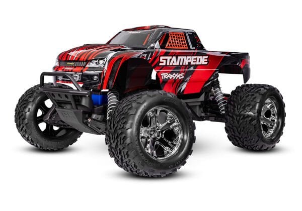 Traxxas 1/10 Stampede XL-5 2WD HD + USB Şarj Aleti Kırmızı