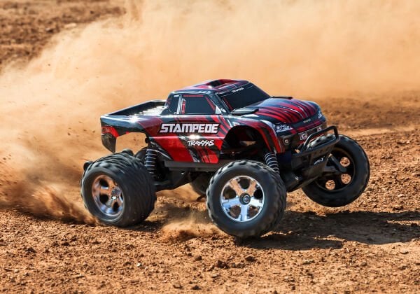 Traxxas 1/10 Stampede XL-5 2WD HD + USB Şarj Aleti Kırmızı