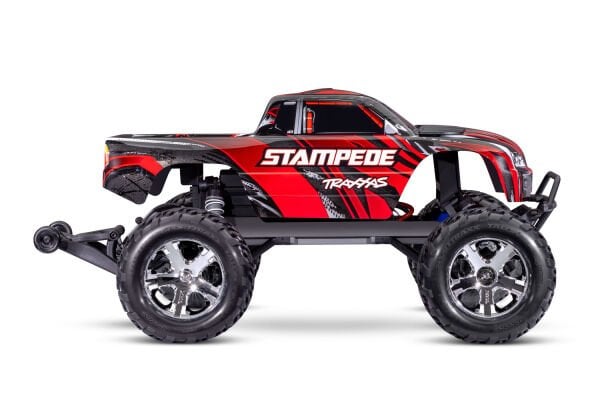 Traxxas 1/10 Stampede XL-5 2WD HD + USB Şarj Aleti Kırmızı