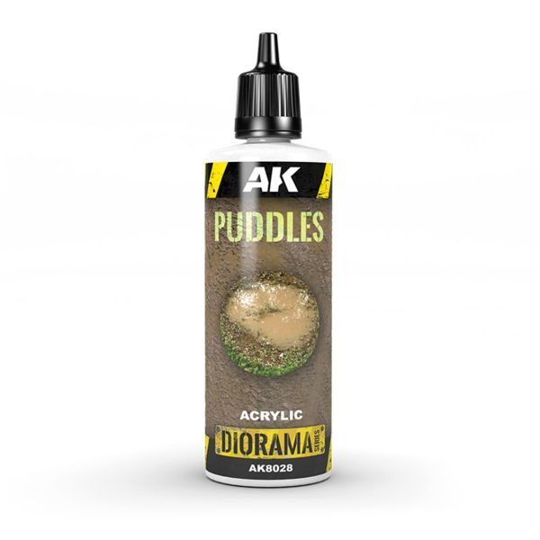 AK Interactive 8028 60 ml. Su Birikintileri, Akrilik, Diorama Serisi Zemin Dokusu