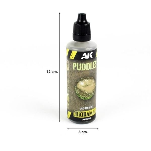 AK Interactive 8028 60 ml. Su Birikintileri, Akrilik, Diorama Serisi Zemin Dokusu