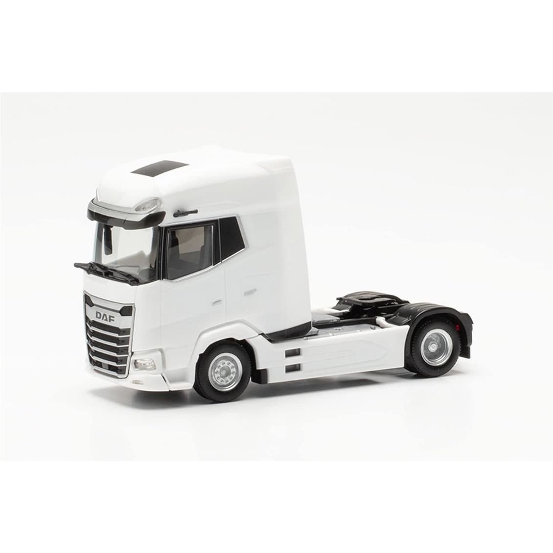Herpa 316033 1/87 Ölçek, DAF XG Çekici, Beyaz, Sergilemeye Hazır Model Araç