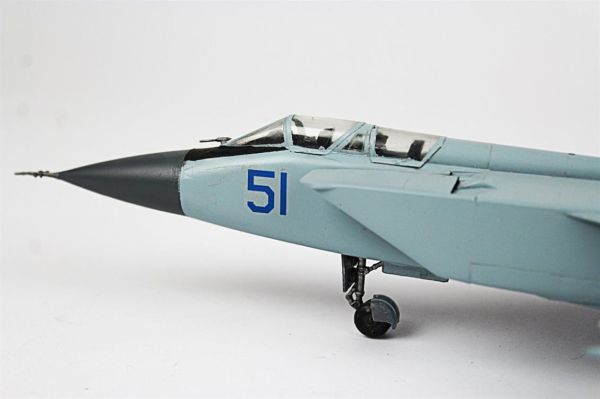 QD070 1/72 Ölçek, MIG-31 BS Foxhound Sergilemeye Hazır Plastik Uçak Maketi